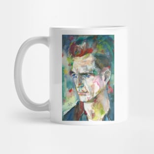 JACK KEROUAC watercolor portrait .5 Mug